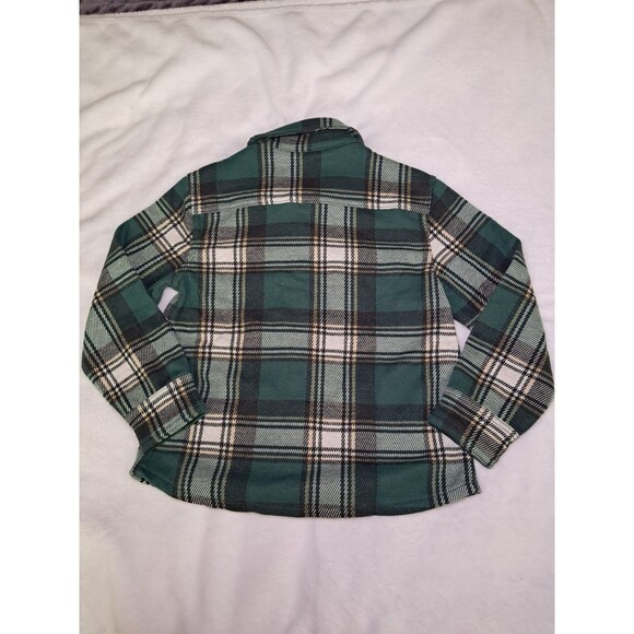 Crewcuts Kids' Long-Sleeve Seaboard Soft-Knit Shirt Plaid Green CB996 Size 6 NWT - Picture 6 of 9